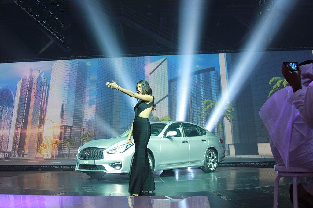 Infiniti Q70 launch event